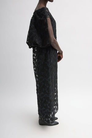 Tibi Fil Coupe Camille Dress Black