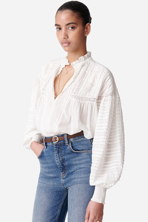 Vanessa Bruno Dahlia Top White