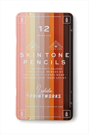Color Pencil Set Skin Tones