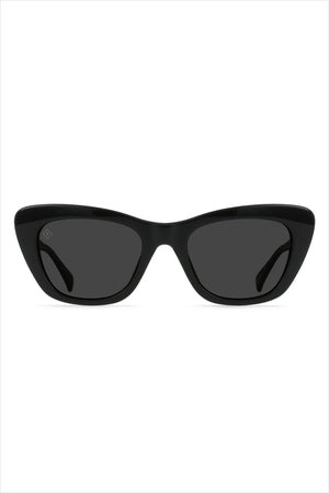 Kimma Sunglasses Recycled Black Smoke Polarized