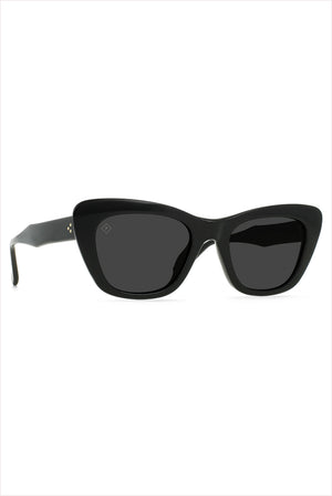 Kimma Sunglasses Recycled Black Smoke Polarized