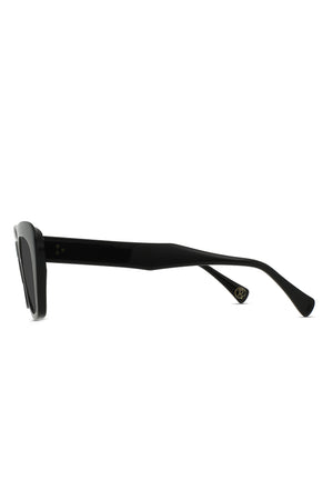 Kimma Sunglasses Recycled Black Smoke Polarized
