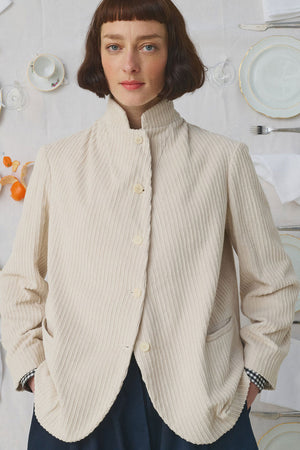 Mii Ellie Velvet Jacket Mastic