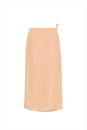 forte_forte Satin Longuette Skirt Pesco