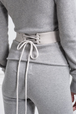 Extreme Cashmere Taille Belt Chalk