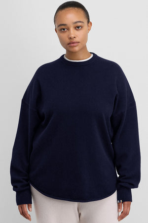 Extreme Cashmere Crew Hop Navy