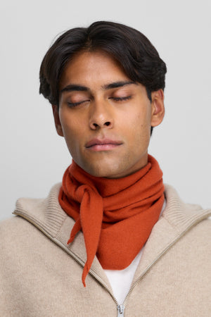 Extreme Cashmere Bandana Dark Orange