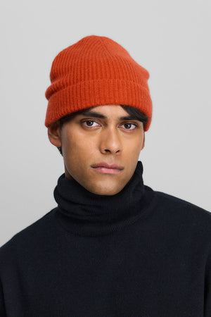 Extreme Cashmere Hat Dark Orange