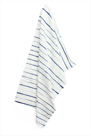 Blot Tea Towel White Blue