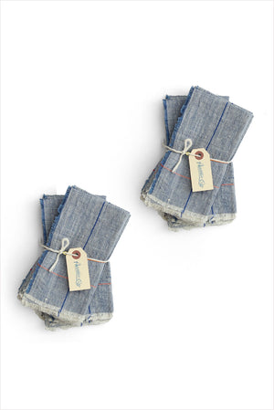Auntie Oti Napkin Set Blue