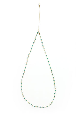 Green Onyx Beaded Necklace