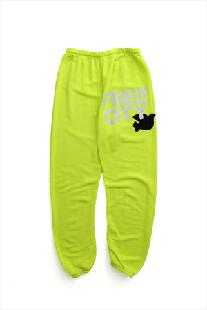 Free City Superfluff Lux OG Sweatpant Glowyellow