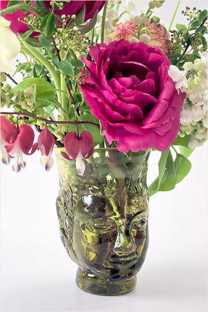 La Soufflerie Vase With Fresh Floral Arrangement