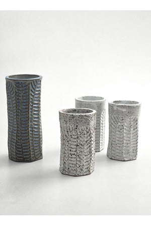 Fern Bud Vase Matte White