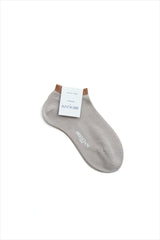 Bresciani Women's Cotton Sparkle Ankle Socks Sand