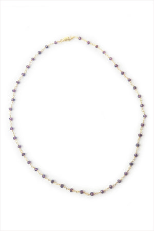 Amethyst Beaded Necklace