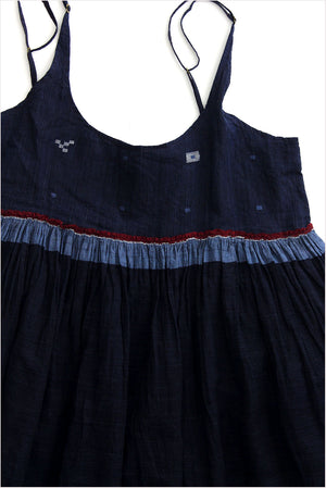 Injiri Amber 73 Slip Dress Navy