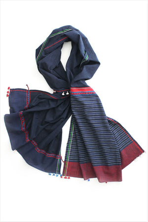 Injiri Amber 122 Scarf Navy