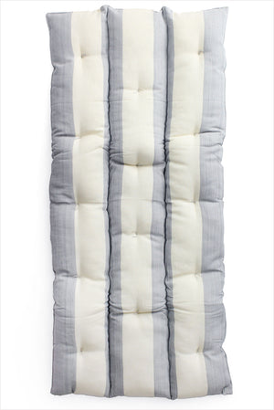 Tensira Rectangular Mattress Gray Wide Stripe