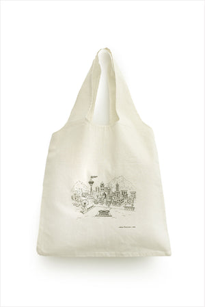 F&H Seattle Skyline Tote Bag