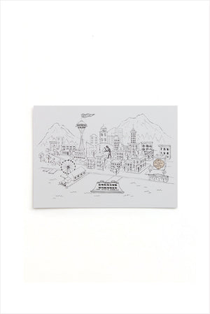 F&H Seattle Skyline Post Card
