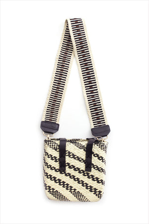 Guanabana Black & Natural Woven Bag Strap