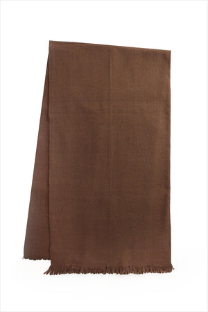 Wool Throw Brown