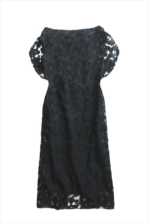 Tibi Fil Coupe Camille Dress Black