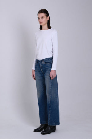 Tanaka Boy Jean Trouser Vintage Mid Blue