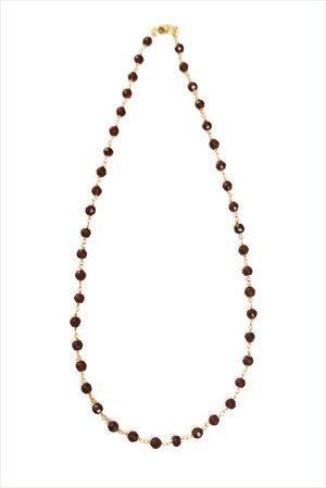 Garnet Beaded Necklace