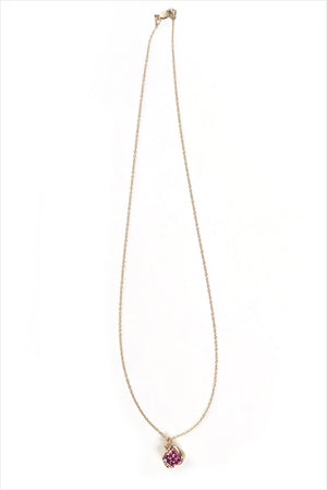 Pomegranate Charm Necklace