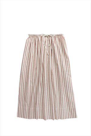 Two New York Geometric Top Terracotta Stripe