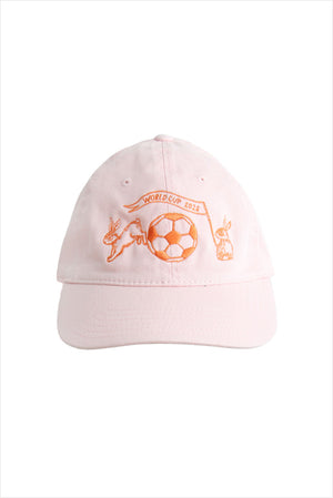 F&H World Cup Bunny Ball Cap Soft Pink