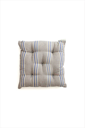 Tensira Square Cushion Chocolate and Navy