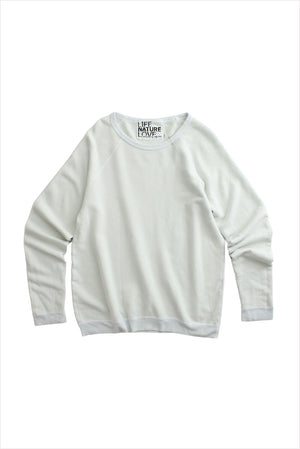 FREECITY LNL Supervintage Raglan Sweatshirt Laundry Whites