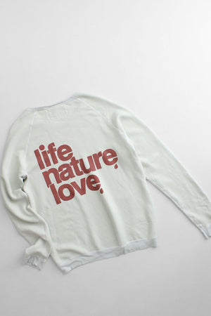 FREECITY LNL Supervintage Raglan Sweatshirt Laundry Whites