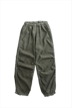 FREECITY Matte Satin Loose Biggy Pant Mud