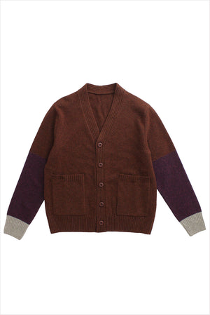 FREECITY Cashmere Lux Pocket Cardigan Woods Mix