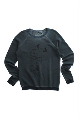 FREECITY Snoopy Raglan Sweatshirt Moonshadow