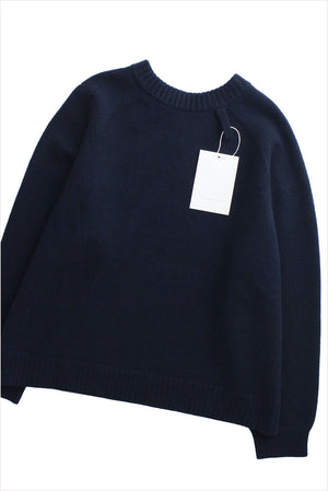 Hannayoo Works No.109 Axis P Reversible Pullover Navy