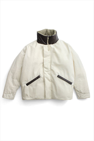 Tanaka Down Work Jacket White