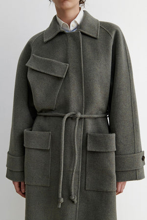 Rachel Comey Alves Trench Grey Melange