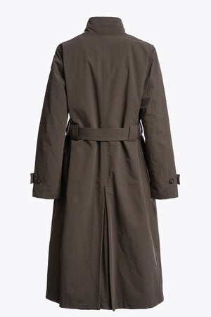 Parajumpers Kassy Padded Trench Coat Earth Brown