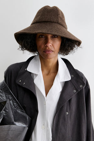 Rachel Comey Porto Hat Brown Melange