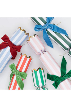 Stripe Velvet Bow Crackers