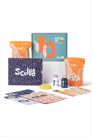 Sculpd Air Dry Clay Home Pottery Kit