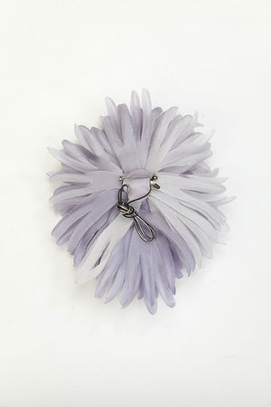 Indress Nico Brooch Navy Lilac Lemon