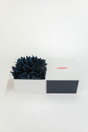 Indress Nicole Silk Anemone Brooch Slate