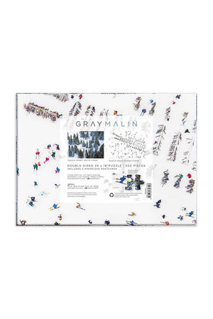 Gray Malin the Snow Double-Sided Puzzle