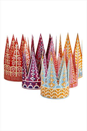 Patterned Paper Crowns